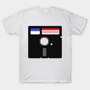 Retro Pixel 5¼ Floppy Disk T-Shirt